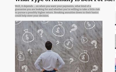 What Type of Annuity Is Best For Me?